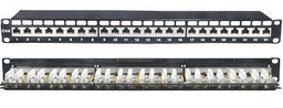 1U 24 PORT PATCH PANEL FTP